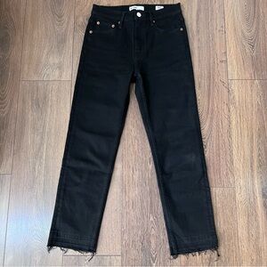Redone Black Cigarette style high waisted Jeans size 26